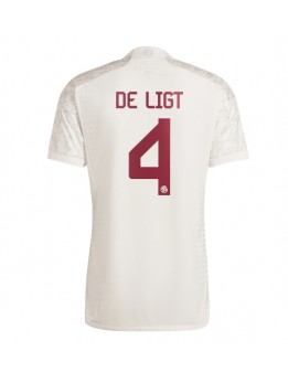 Bayern Munich Matthijs de Ligt #4 Ausweichtrikot 2023-24 Kurzarm